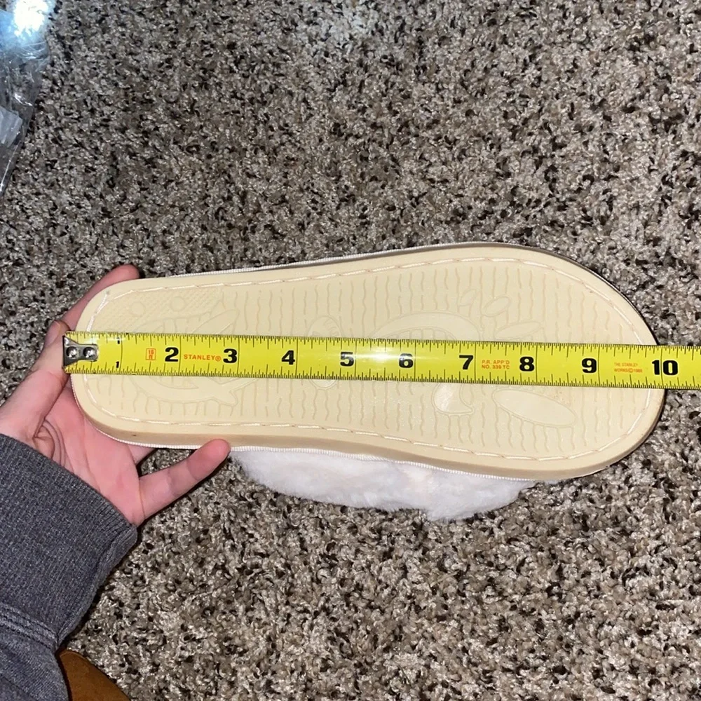 🪼Brand new ivory fluffy “Bride” slippers! - Picture 5 of 7
